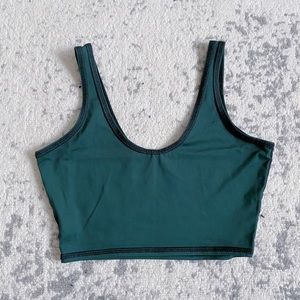 Teeki Lover Tank in Hunter Green